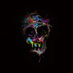 colors skull 4k wallpapers