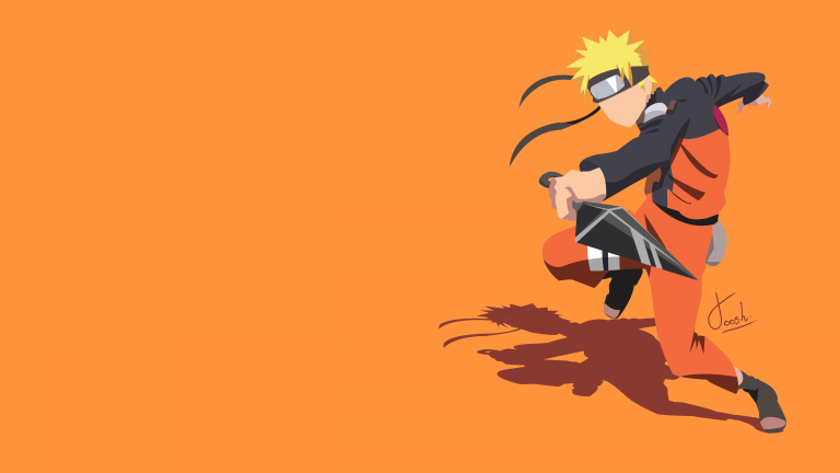 naruto uzumaki minimalist wallpaper Free Download