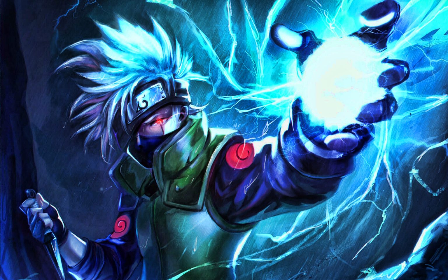 kakashi hatake battle naruto characters artwork sharingan Free Download