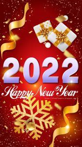 2022 New Year Christmas Background 1080