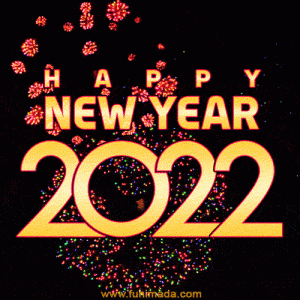 happy new year 2022 gif