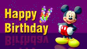Cartoon Happy Birthday Birthday Wishes Mickey Mouse