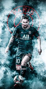 Lionel Messi PSG iPhone Mobile Wallpaper
