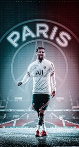 Messi – Parc des Princes iPhone Mobile Wallpaper