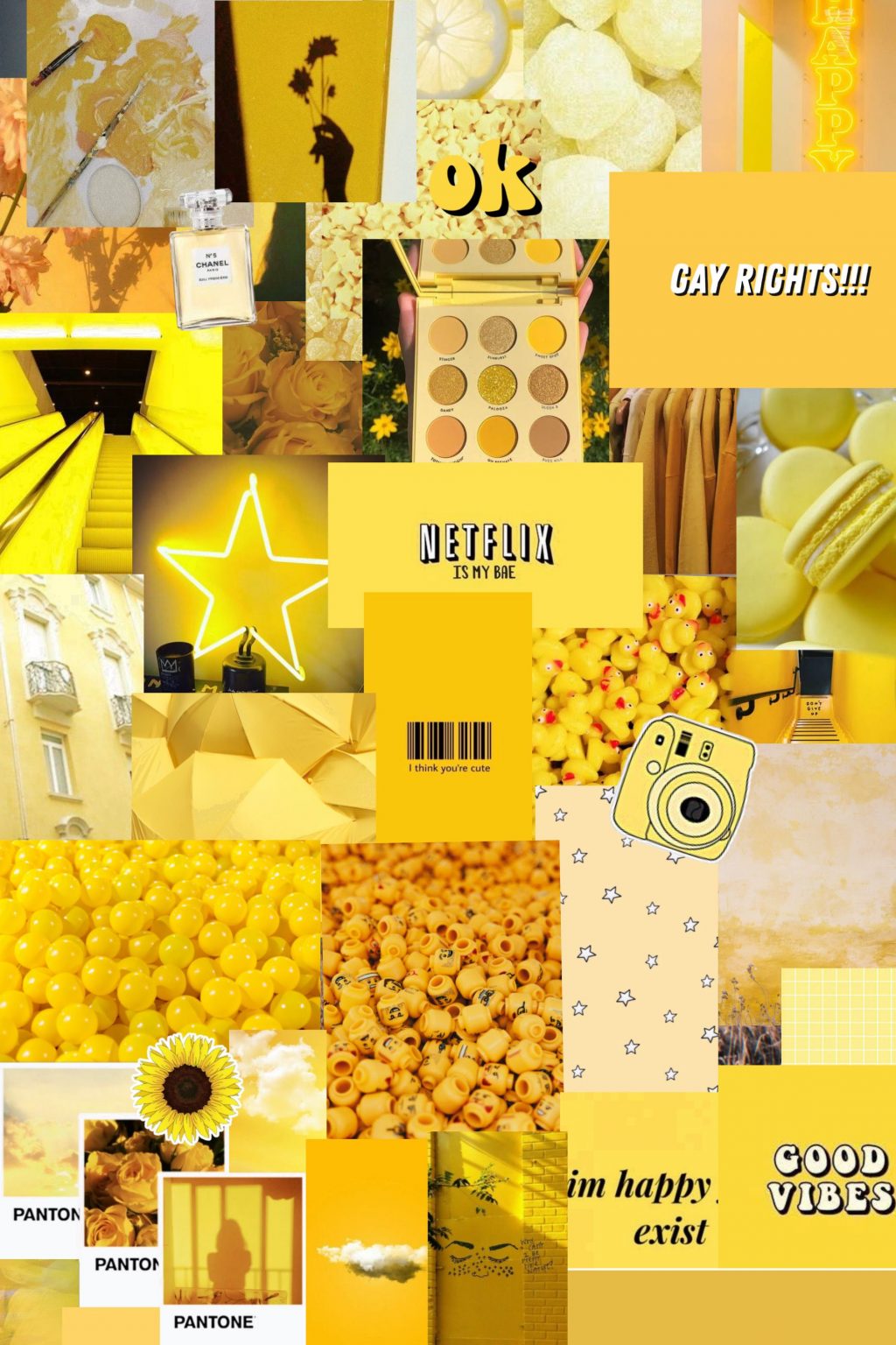 aesthetic wallpaper yellow Free Download