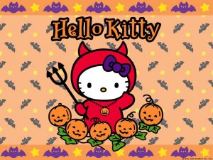 hello kitty free wallpaper halloween