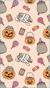 kawaii cute halloween phone backgrounds