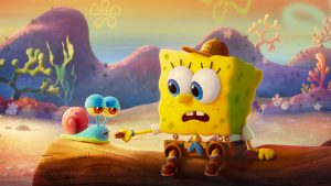 Spongebob and Gary 4K Wallpapers