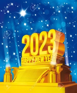 Golden Happy New Year 2023 Backgrounds