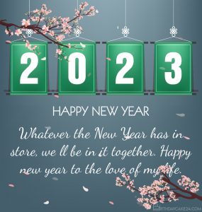 New Year’s 2023 Flower eCards & Greeting Cards Online
