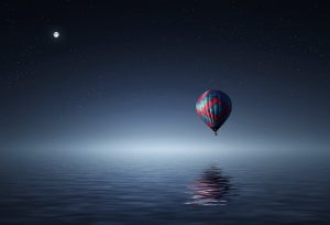 Red and Blue Hot Air Balloon 4k Wallpapers