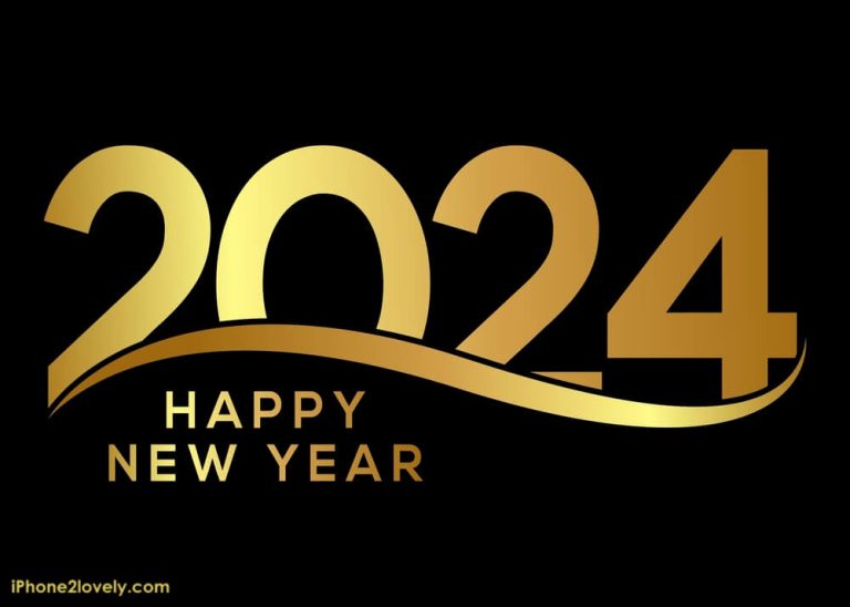 Happy New Year 2024 Wishes Wallpaper Free Download