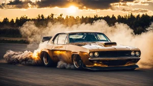 Muscle cars on track images wallpaper