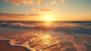 beach sea-ocean-sunset