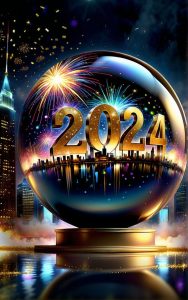 2024 Happy New Year Wallpaper