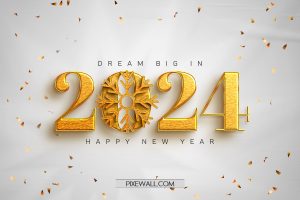 Happy new year 2024 text effect