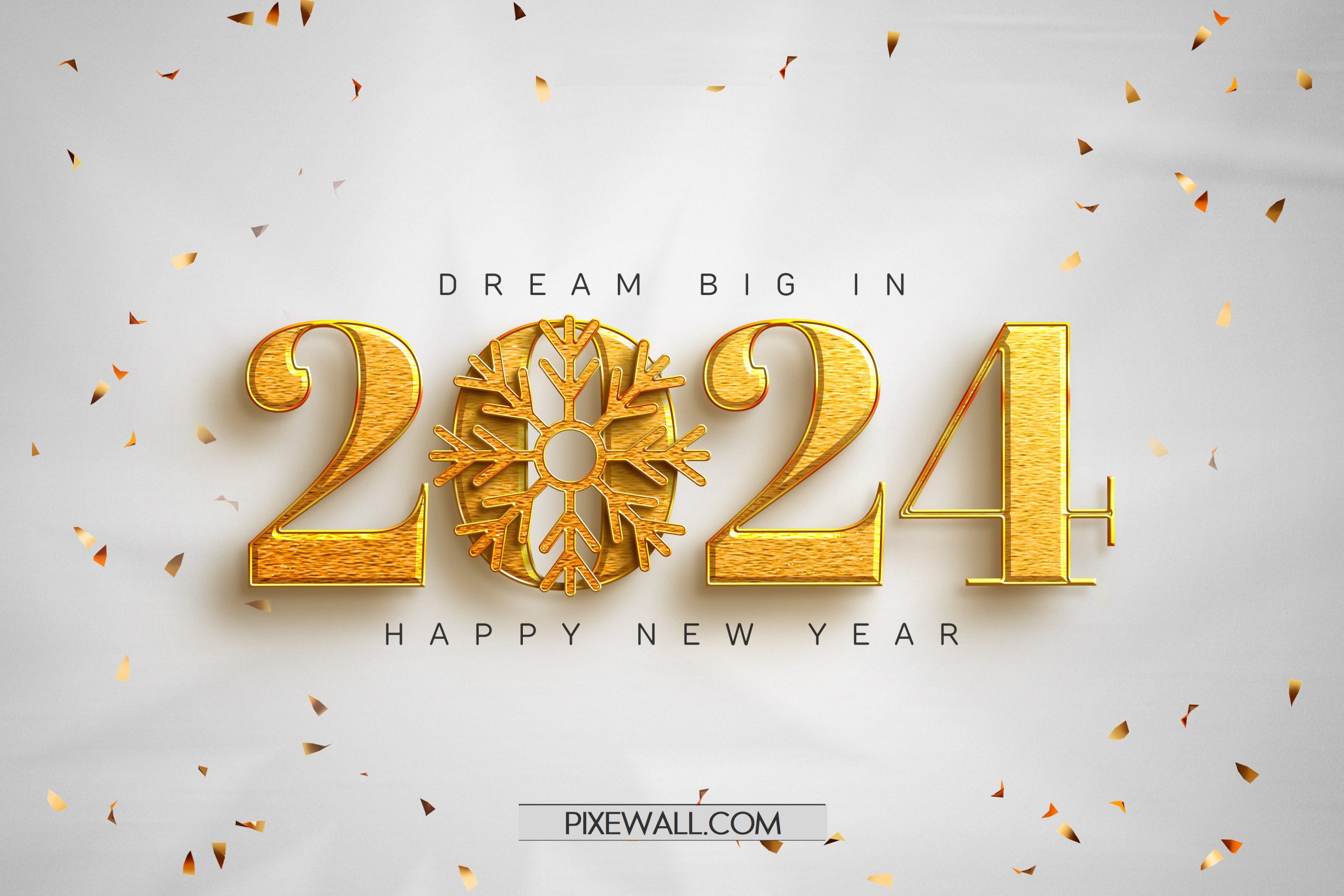 4k Happy New Year 2024 Wallpaper Free Download
