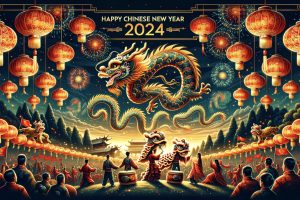 Happy Chinese New Year 2024 Wallpaper