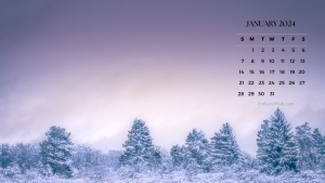 January 2024 Desktop Background Calendar