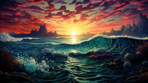 PC Wallpaper 4K Ocean Sunset