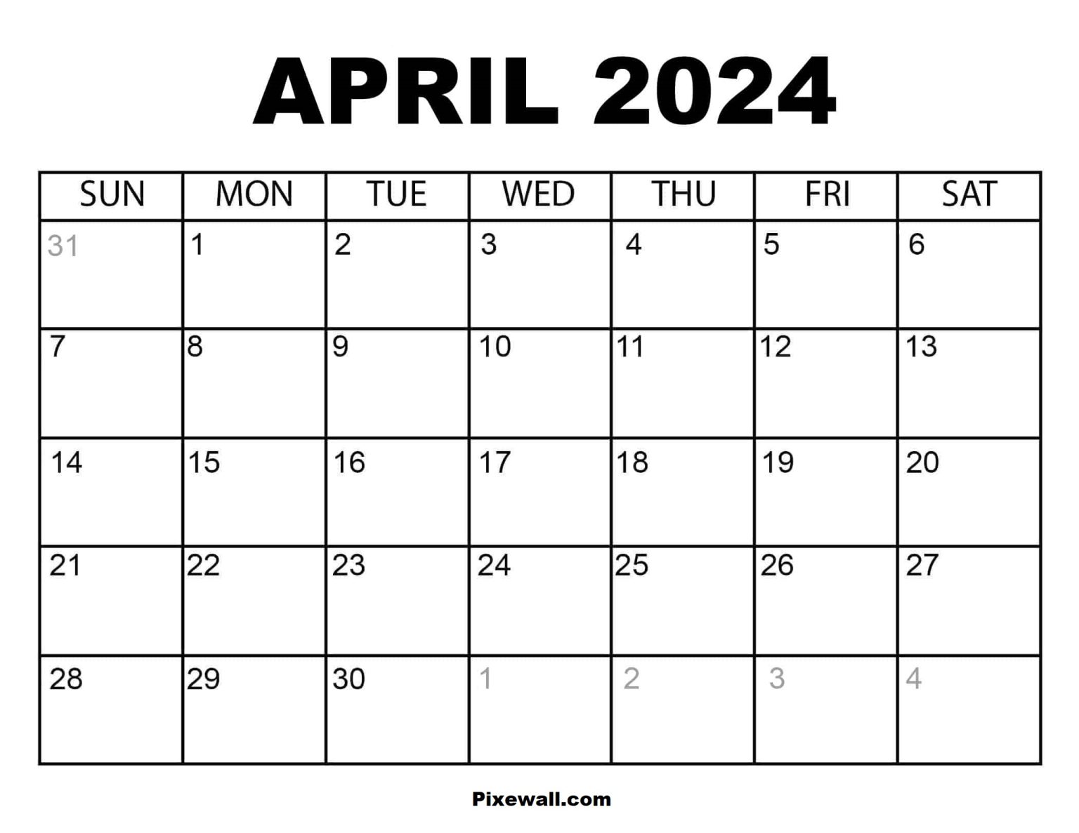 April Desktop Wallpaper 2024 Free Download