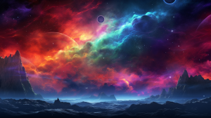 Cosmic Interstellar Vistas Wallpaper