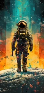 4k Astronaut iPhone Wallpaper
