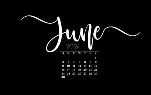 June Calendar 2024