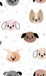 dog pattern iphone wallpapers