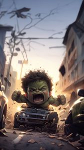 Baby Hulk Wallpaper 4k