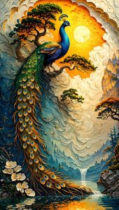 Peacock Art Wallpaper