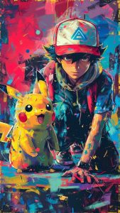 4k Pikachu and Ash Wallpaper