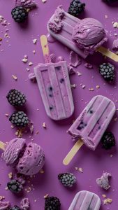 Blackberry Ice Cream Wallpapers