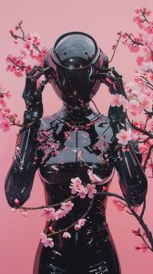 Cherry Blossoms Robotic Wallpaper