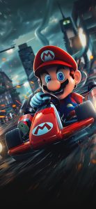Driver Mario 4k Wallpaper