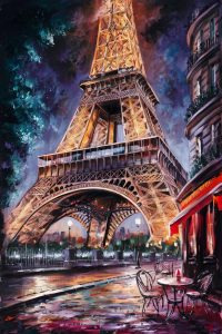 Eiffel Tower Art Wallpaper