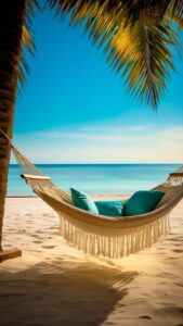 Beach Hammock Wallpaper iPhone