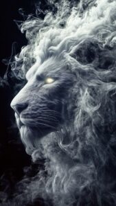 Ghost Lion Smoke Wallpapers