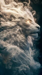 Ghost Lion Smoke Wallpapers HD