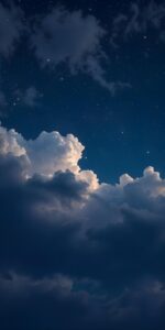 Peaceful Night Sky Wallpaper iPhone