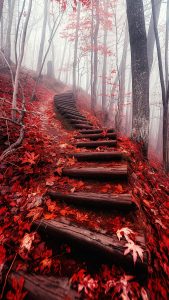 Autumn Forest Path Image Wallpaper