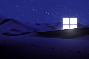 Desert Night Windows 4k Desktop Wallpapers