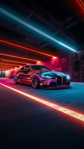 Neon BMW Car Wallpapers 4k