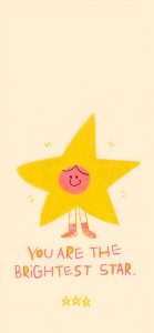 cute brightest star wallpaper