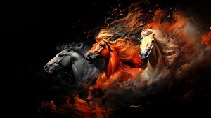 Horse Painting PC Wallpapers