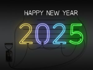 2025 new year hd wallpaper