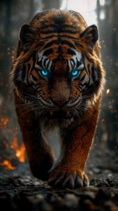 Blue Eyes Tiger 4k Wallpaper