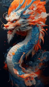 Chinese wind god dragon poster wallpapers