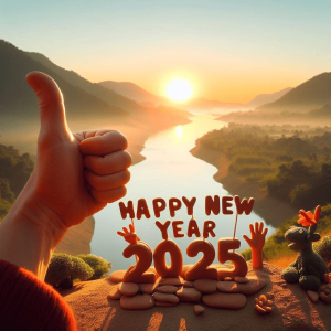 Happy New Year 2025 Wallpaper