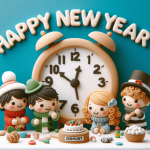 Happy New Year Wallpaper 2025 Cute